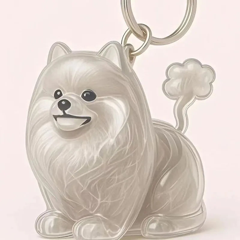Pet Hair Memory Keychain
